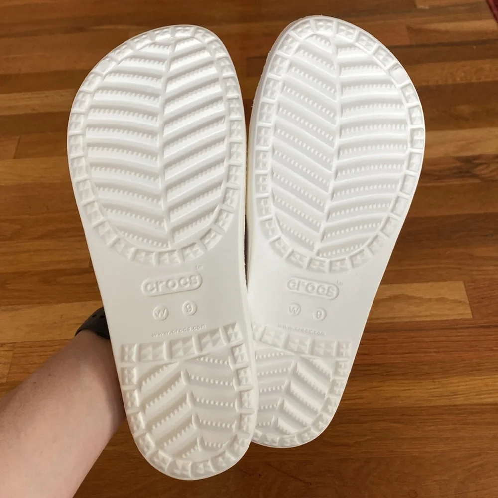 Crocs Sloane Slide White size 9 - Picture 7 of 7